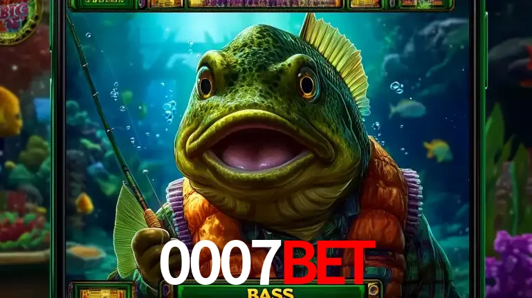 Personagem de peixe pescador do popular jogo de slot com tema de pescaria, uma das emocionantes opções de caça-níqueis para jogar e ganhar no cassino 0007BET.